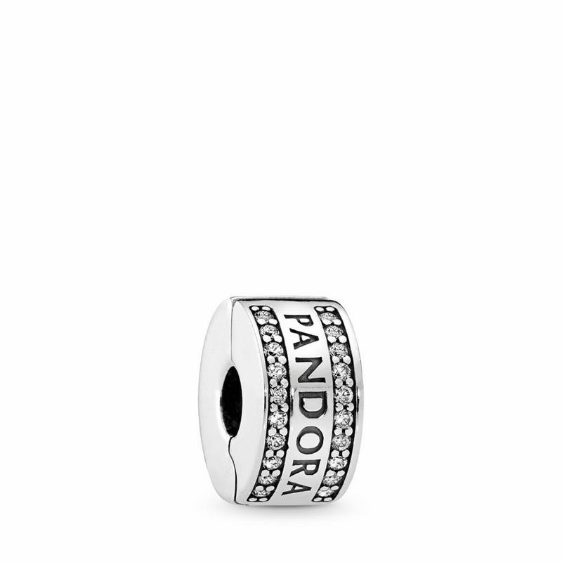 Pandora Logo Charm Silver Egypt QW3190248